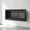 HVAC-Luftauslass, Wohnraum-Luftgitter mit Aluminiumteilen, Mechanische Temperaturregelung ohne Strom, Feines Siebpanel und geschichtete Innenstruktur