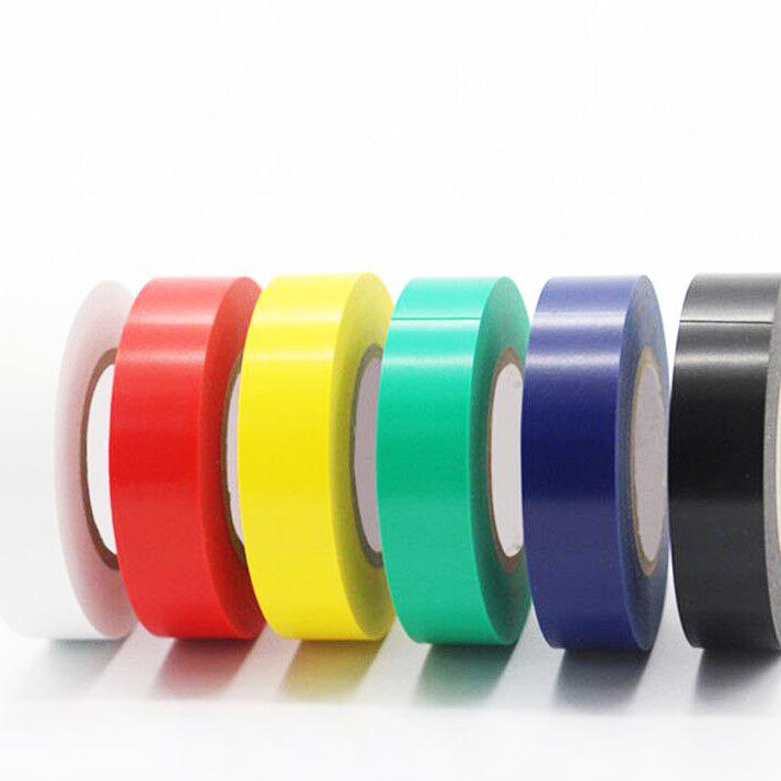 10 Rolls PVC Waterproof Flame Retardant Electrical Tape - Strong Adhesion, Colored Insulating Tape for Electricians