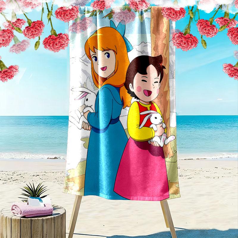 Toalla de Playa Heidi, Toalla Grande Suave de Secado Rápido para Playa Camping Natación