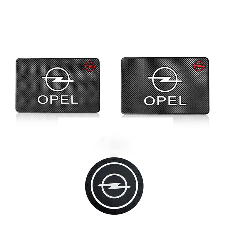 Silikon-Getränkeuntersetzer, rutschfeste Pads für Mobiltelefone, Autoteile Für Opel Insignia Astra Antara Meriva Zafira H G Corsa