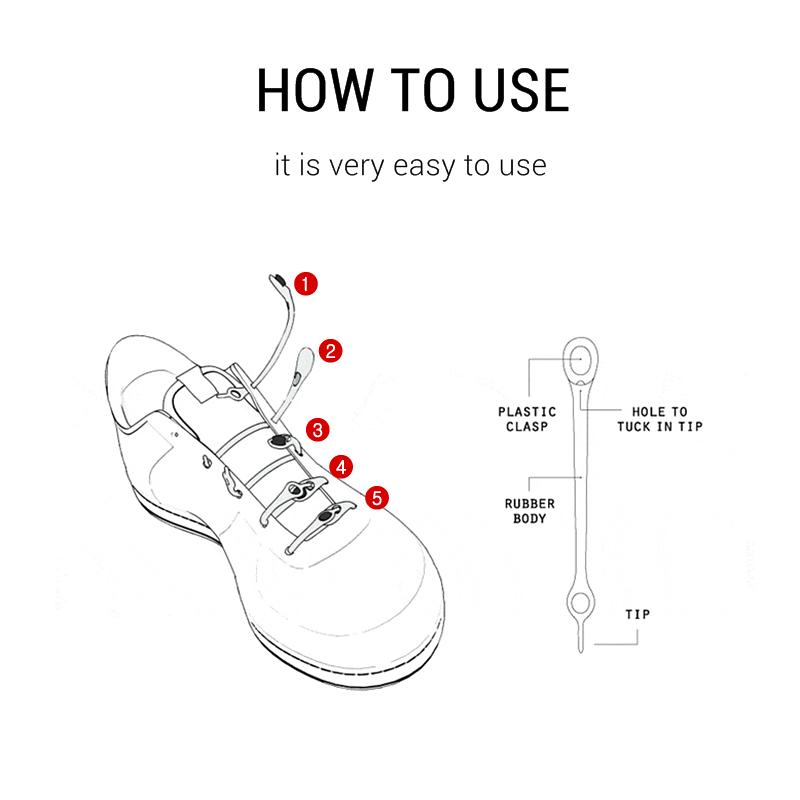 12 stuks Stretch Siliconen Veters Zonder Strikken Elastische Veters Sneakers Volwassenen kinderen Luie Veters voor Schoenen Rubber Zapatillas