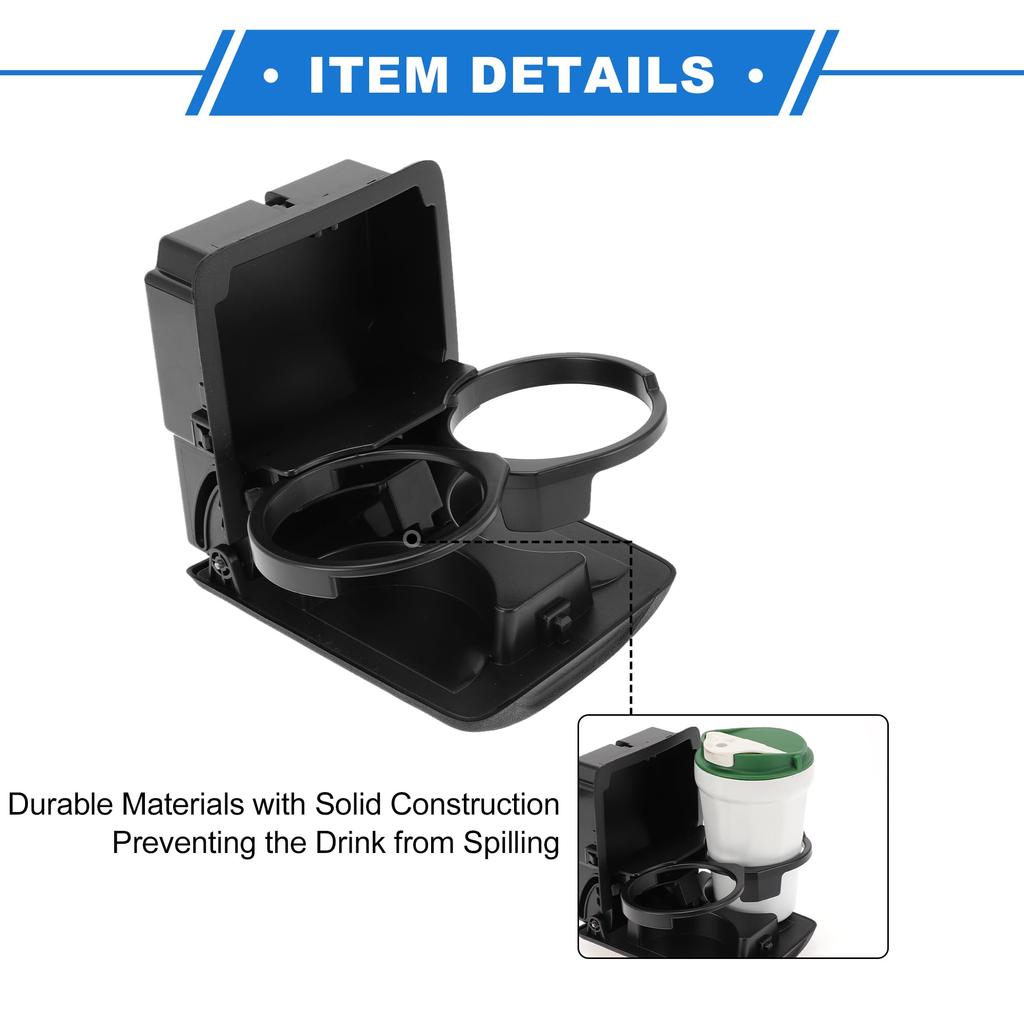 VekAuto Durable Black Center Console Drink Cup Holder for Subaru Forester 2003-2008