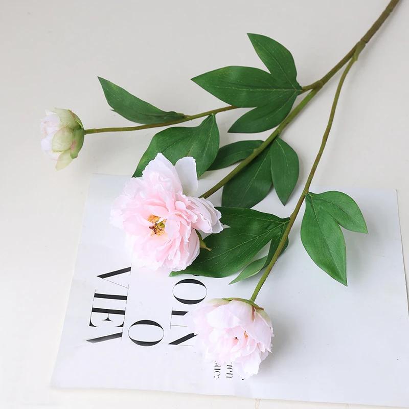 

Искусственные цветы пиона, высококачественные шелковые искусственные цветы, украшение для гостиной, стол, цветочные украшения, букеты