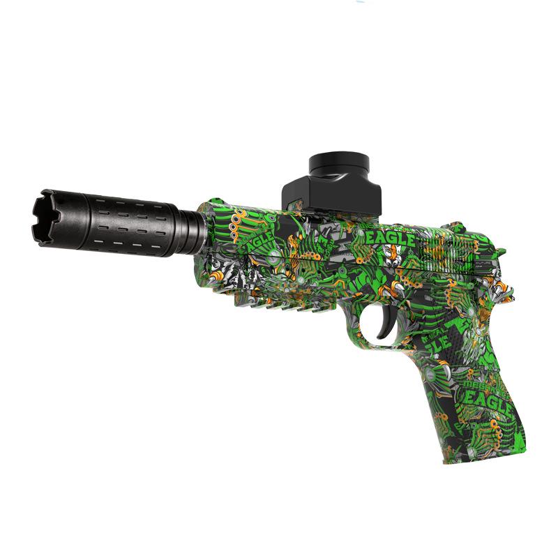 Graffiti Toy Gun: Electric, Continuous Firing, Interactive Outdoor Toy, ABS Material