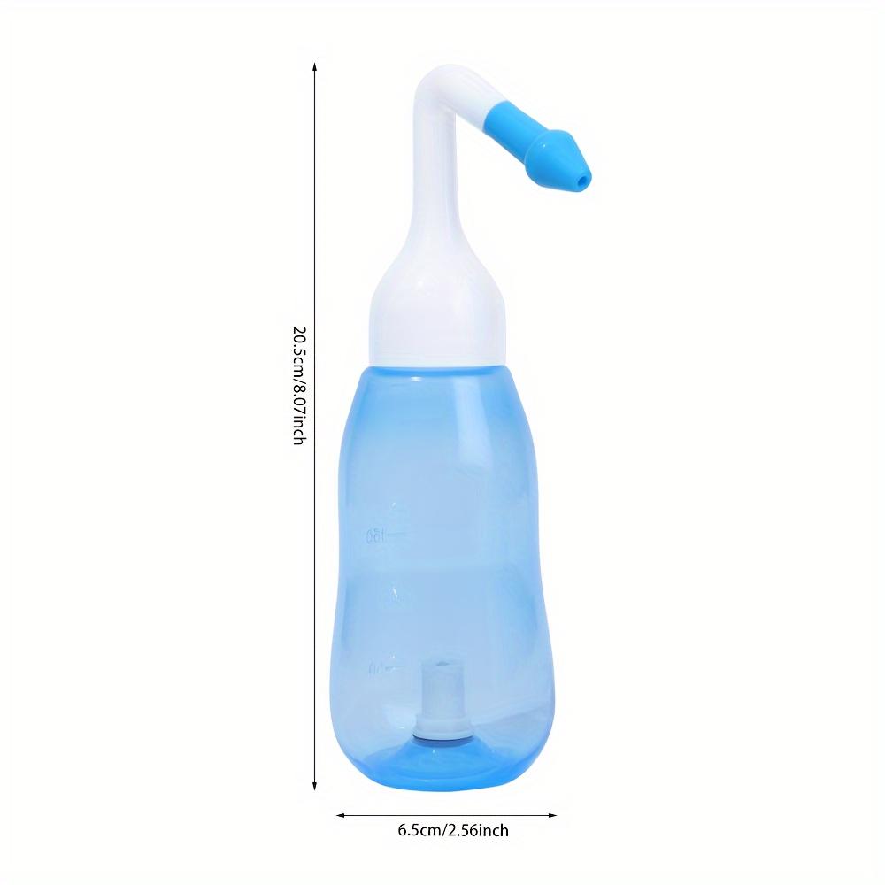 Manual Valve Nasal Irrigation Bottle with 240ml Large Capacity. Fragrance-free and Skin-friendly Design, Reliable Personal Tool