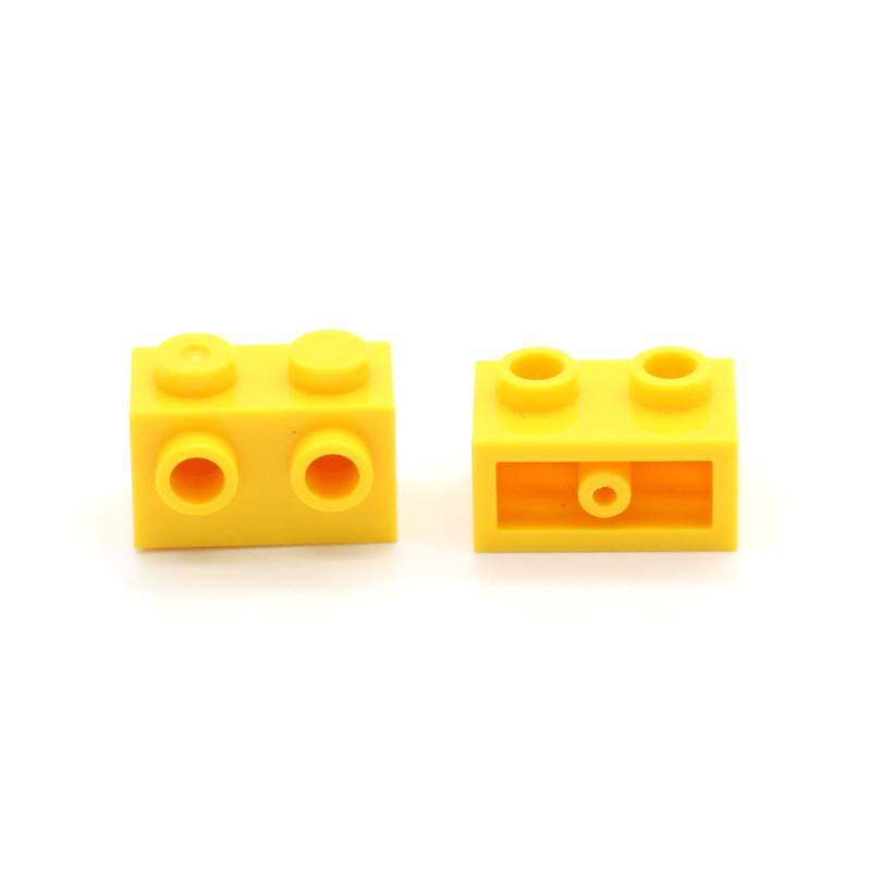

120PCS MOC Brick 11211 Modified 1x2 with Studs on Side DIY Building Blocks Bulk Classic Toys