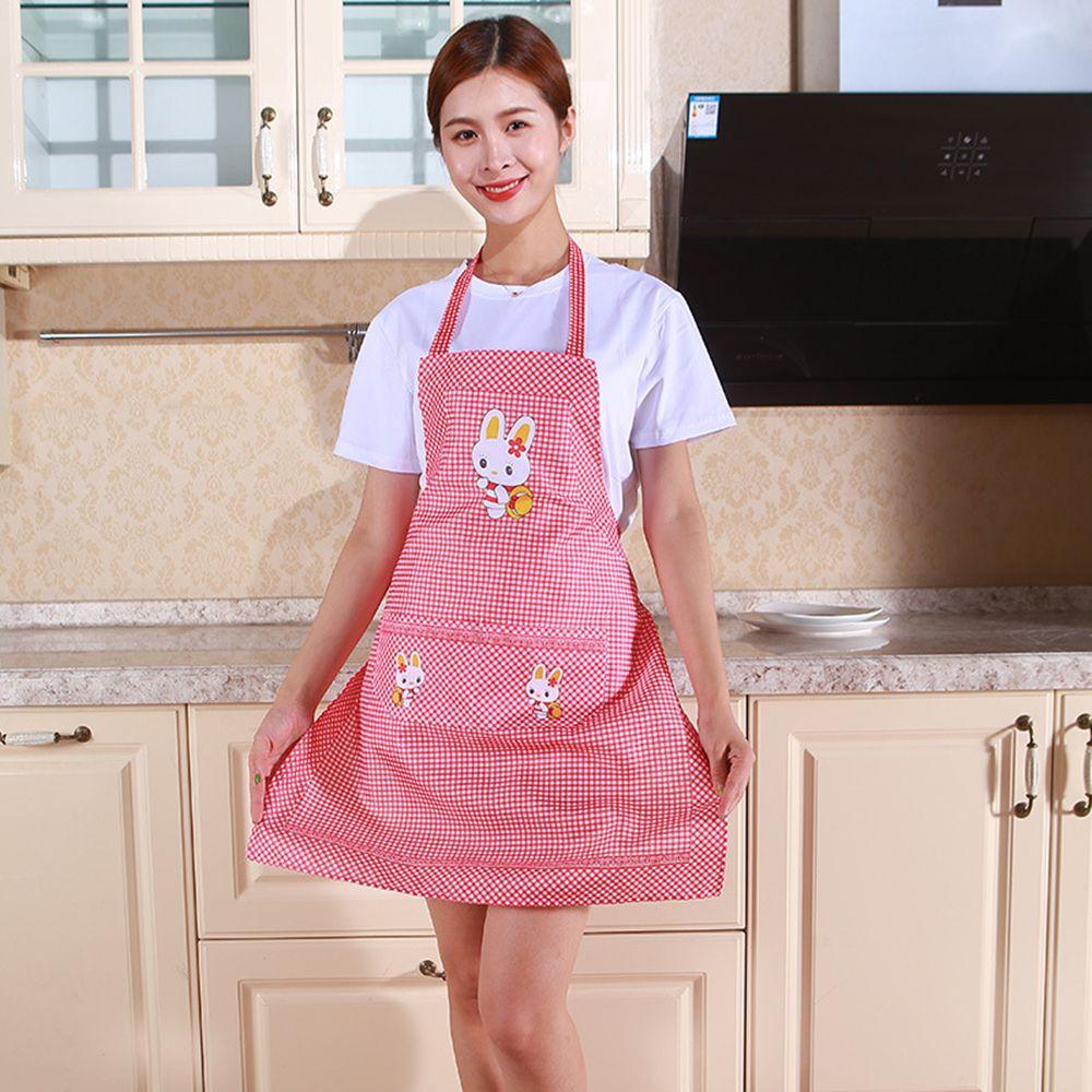 Kitchen Accessories Antifouling Clothes Household Bib With Pocket Cleaning Aprons Apron Cooking Oil-proof