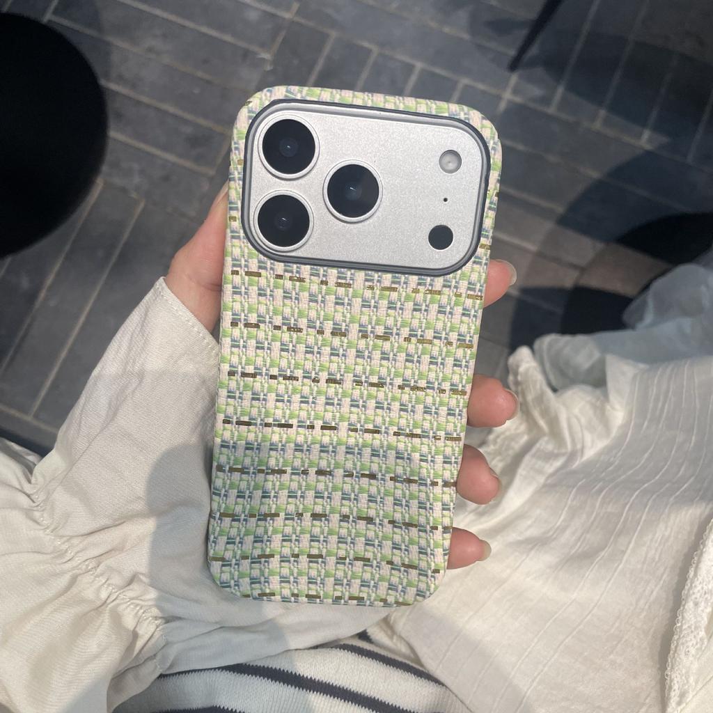 Woven glitter for iPhone17Promax mobile phone case Apple 16 three packs 15 ultra-thin 15/14/13 soft