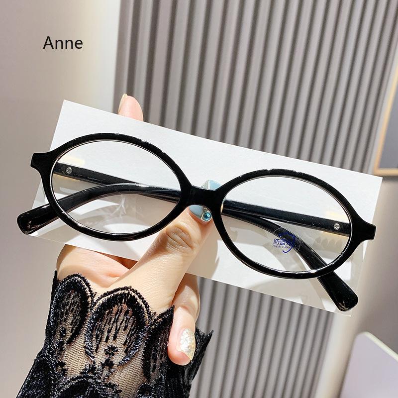 Y2K Retro Oval Frame Glasses Women Sweet Cool Trendy Eyewear Anti Blue Light Reading Computer Myopia Glasses