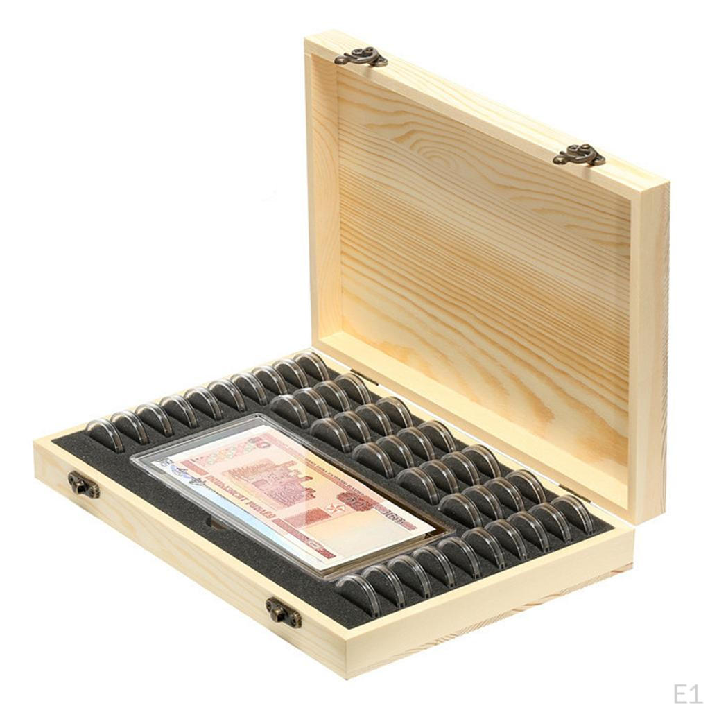 2020 Wooden Display Storage Box Set with Transparent