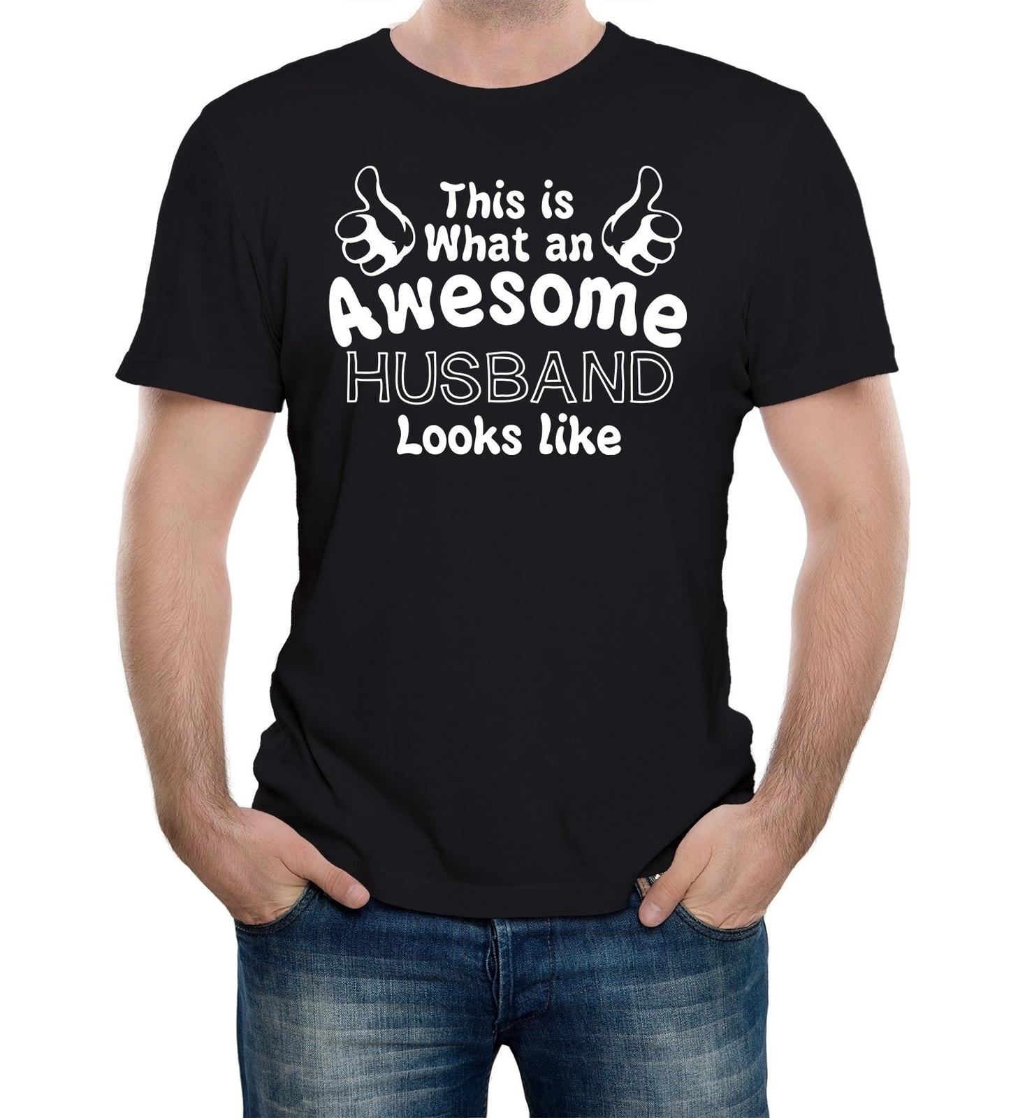 Mens This Is What An Awesome Husband Looks Like T-Shirt Mens Womens Tees Top Funny Dad Gift 3XL