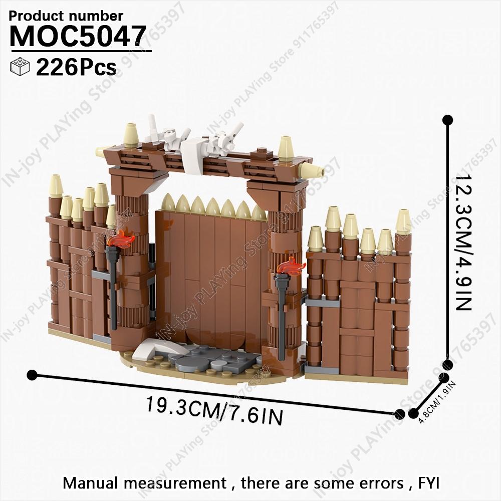 MOOXI Medieval Building Blocks Set Military War Castle Knight Carriage Crossbow Siege Vehicles Model MOC Bricks Toy For Boy Gift