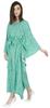 Moomaya Printed Sleep Loungewear For Women Kimono Sleeves Kaftan Resort Dress  Maternity