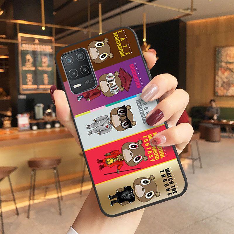 Kanye West Graduation Bear Shell Phone Cover For Oppo Realme 8Pro 6PRO 6i 7pro 9i 9pro C11 C21Y C21 C25Y C25S C3 Q3S XT Cases