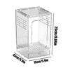 Jumping Spider Habitat Comfortable Acrylic Full Transparency Small Reptile Enclosure Habitat For Lizards Small Turtles Snails