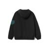 Li Ning Sports Trend Series Color Block Loose Hoodie Unisex Outerwear Standard-Black YFDT207-2