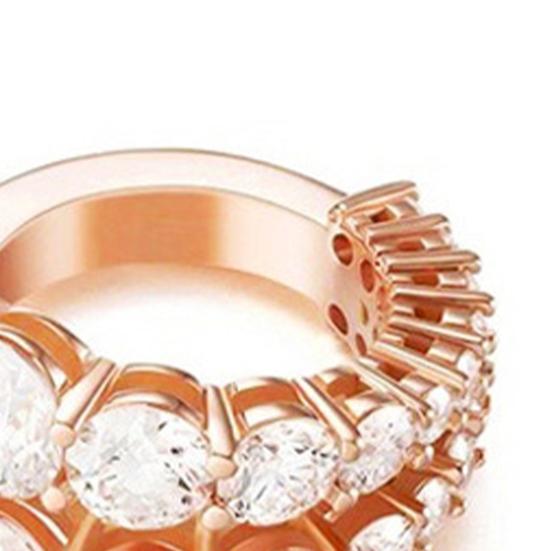 1 Stück Damenohrring Funkelndes Strass-Design Glänzender Visueller Effekt Mehrschichtig All-Match Dekorativ Lebendige Farbe Damen Clip-Ohrring Ohne Piercing