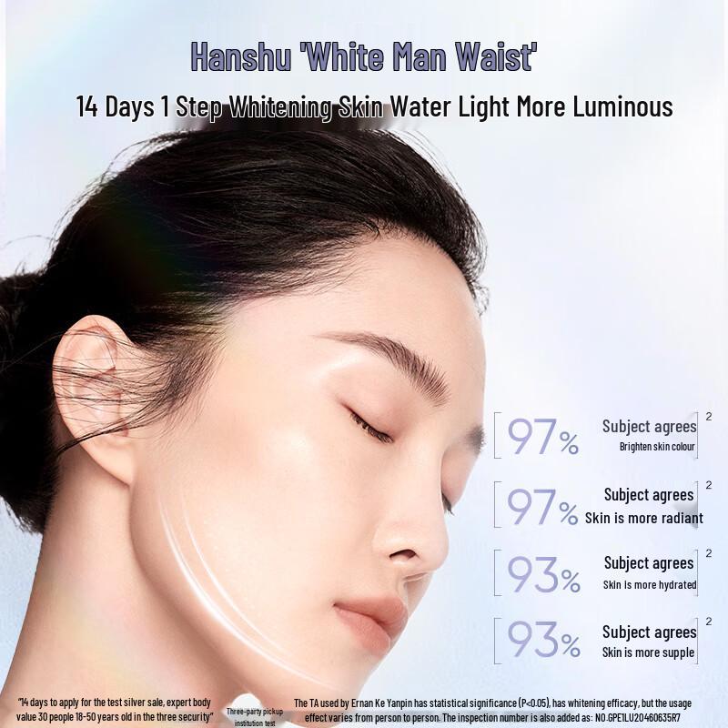 Hanasoo White Waist 5-Piece Whitening & Hydrating Skincare Set