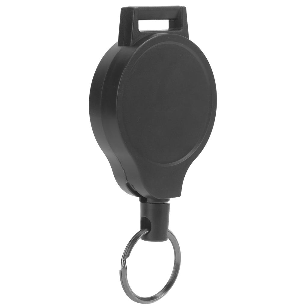 Retractable Steel Wire Rope Key Holder Telescopic Key Chain Ring with Clip for Outdoors
