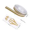 HIAKDOFT Gold Pinstripe Tape Car Side Stripe Decal Weatherproof Waterproof Car Truck Decor Sticker