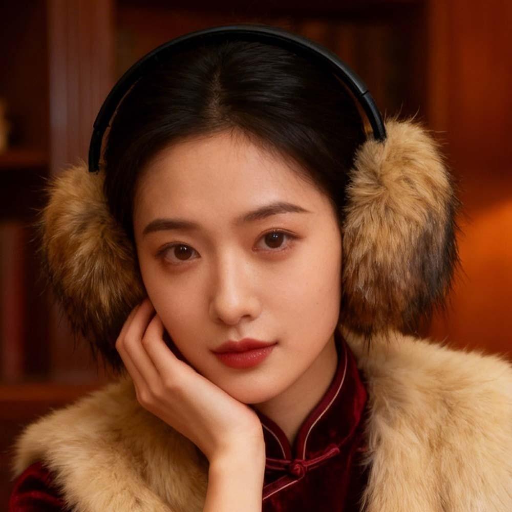 Soft Faux Mink Fur Earmuffs Y2K Winter Thicken Earflap Comfortable Plush Ear Cover Women