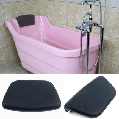 Cuscino per vasca da bagno 265*150*60mm Supporto confortevole in poliuretano per la casa Nero