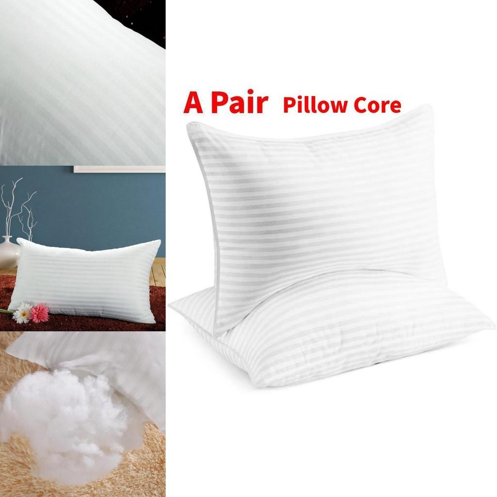 Hotel Pillow Insert With Polyester Fiber Filling For Adult Single Use In White