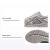 Gel-Contend 4 Retro Fabric Durable Breathable Lightweight Low-Top Casual Running Shoes Men Sneaker Gray Blue T8D4Q-029