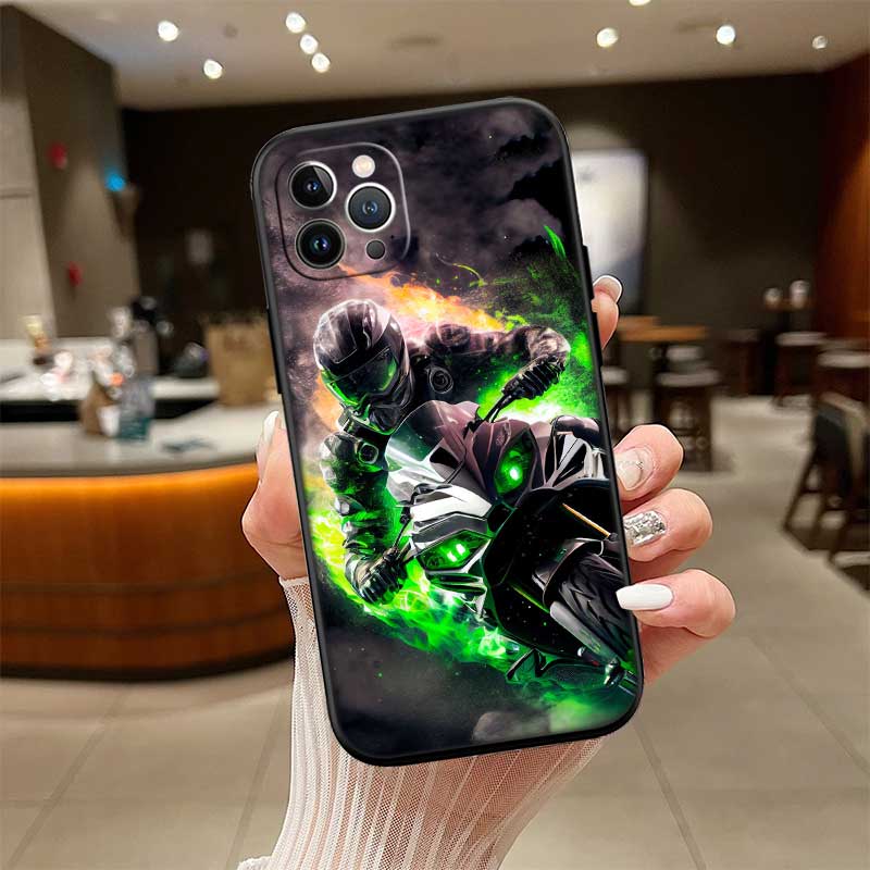 UP38 Motorcycle Racing New High-End Shell Phone Case for Redmi Note 10 11 12 Pro Max 10S 10C 10T 11A 11S 12S 12C