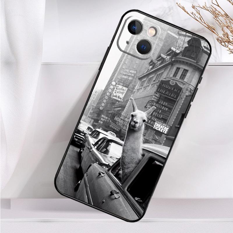 Cute Alpaca Donkey Shockproof Case For iPhone 18 17 Pro Max 11 14 15 16 Plus 12 13 Mini 16e 17 Air Phone Cover