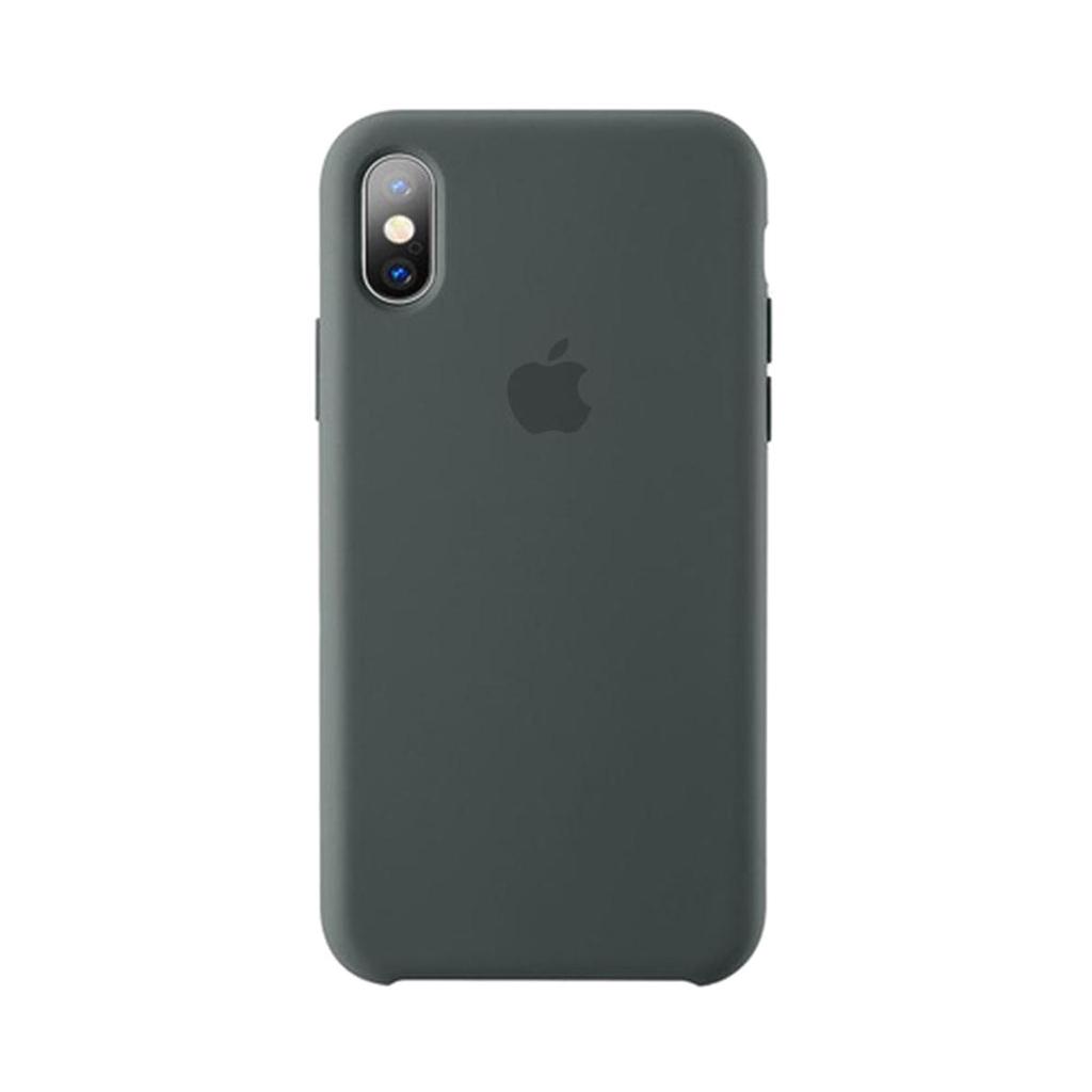 Buy Liquid Silicone Phone Case Iphone 7 8 X XR Solid Color with Flag ...