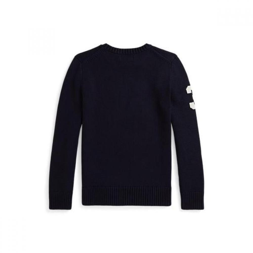 Polo Ralph Lauren Boys 8 18 Polo Bear Crewneck Sweater