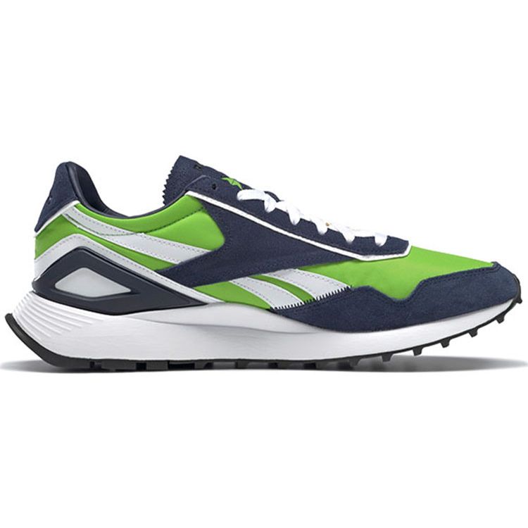 Reebok Classic Leather Legacy AZ Semi Solar Green Vector Navy Unisex Sneakers Footwear-White GX7569