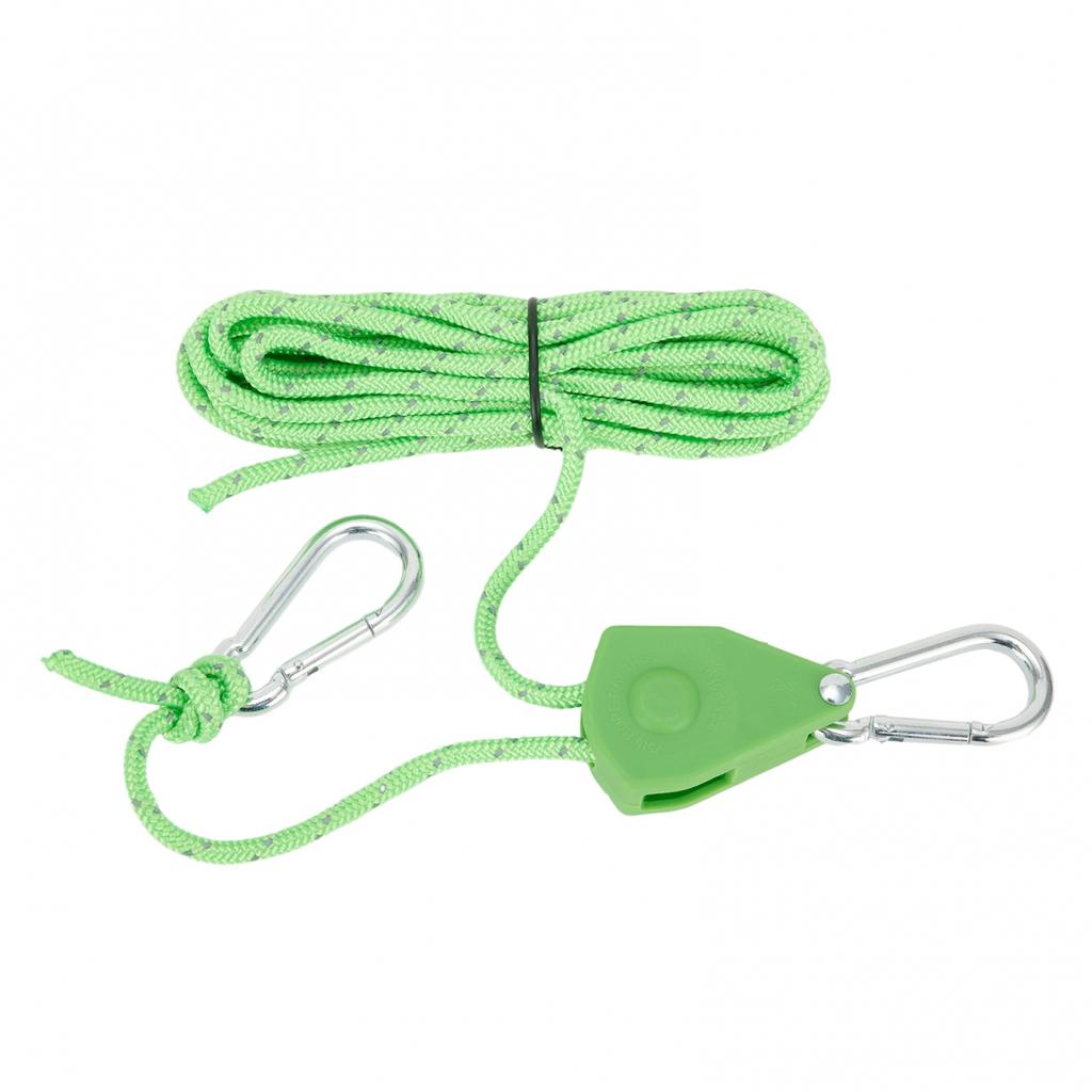 Rope Rope Buckle Stainless Steel+nylon Tent Pulley 4mm*4m