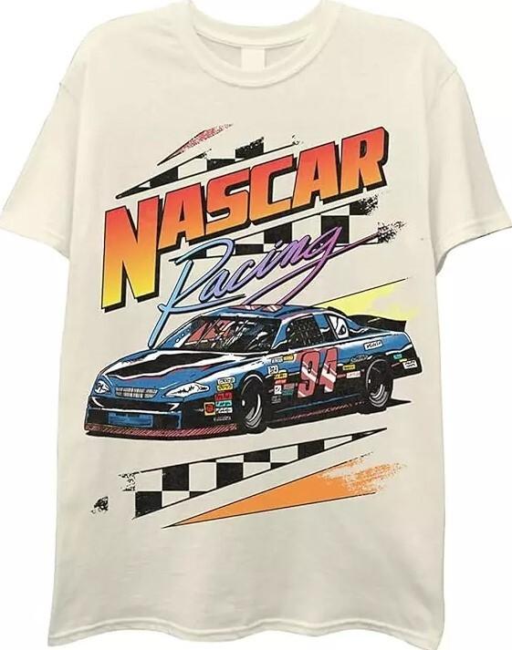 NASCAR Vintage Daytona 500 Shirt Racing Mens Graphic T-Shirt - Sand Unisex T-Shirt