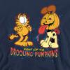 Garfield Unisex Adult Drooling Pumpkins Sweatshirt