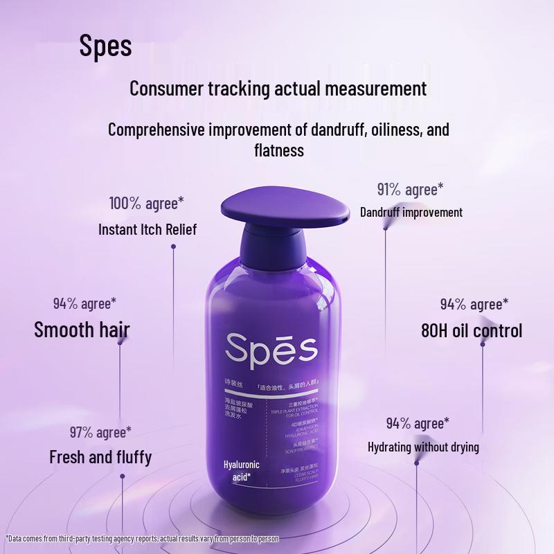 Spes Sea Salt Hyaluronic Acid Anti-Dandruff Volumizing Shampoo 500ml