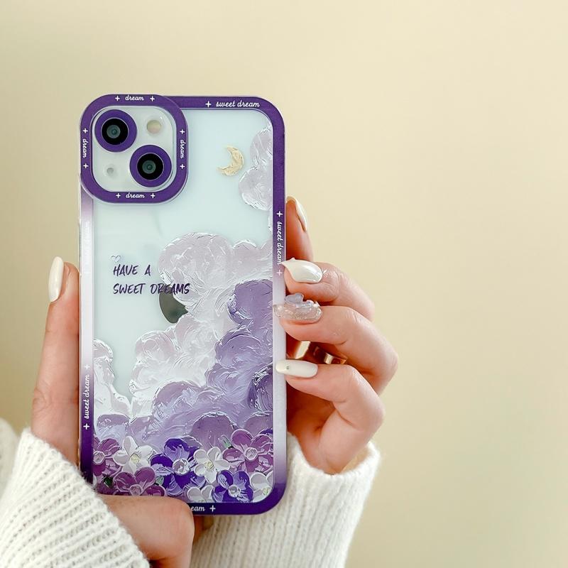 INS Pretty Flowers Clear Soft Tpu Case For Motorola Moto G22 G30 G52 G53 G60 G32 G73 G72 G71 G60S G9 Play Plus EDGE 40 PRO Cover