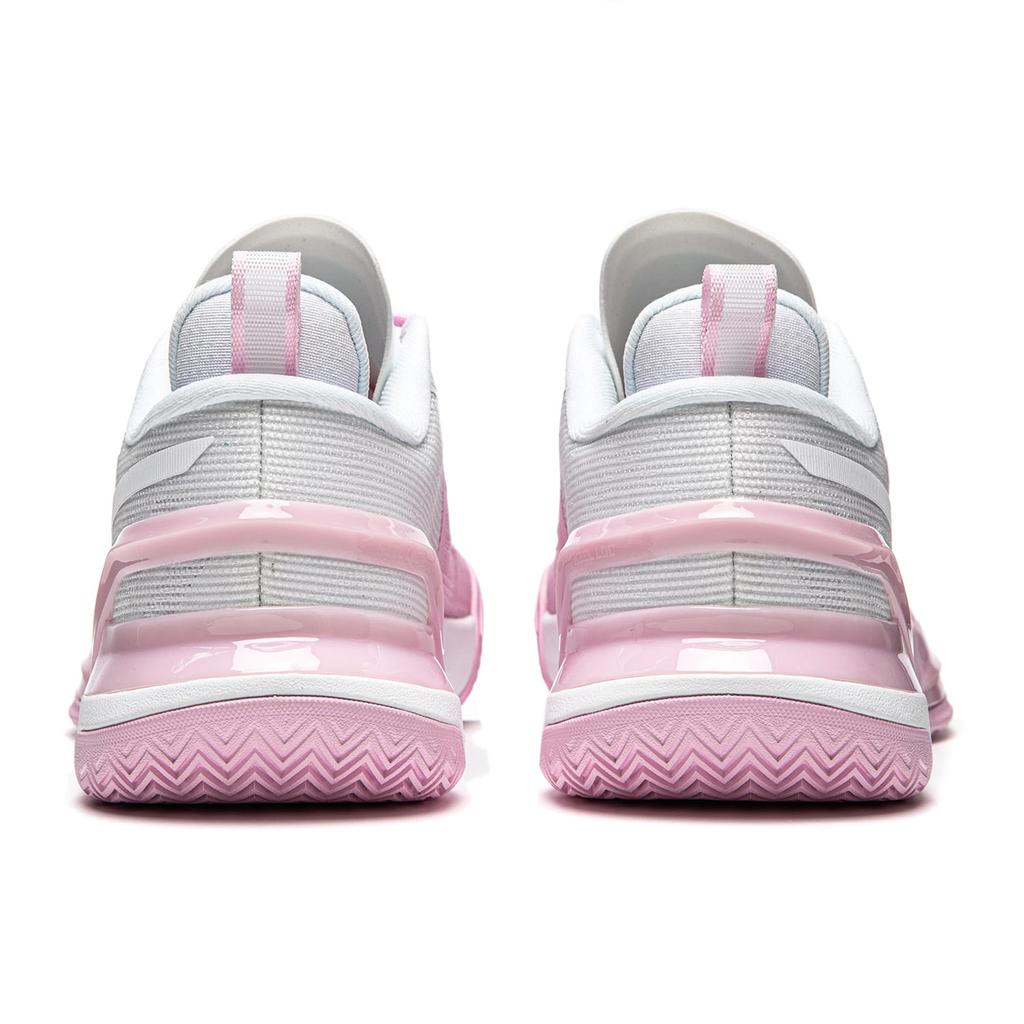 Li Ning Liren Assassin 1 Basketball Shoes Men's Low Top Soft Cherry Blossom Pink/Standard White ABPU021-6