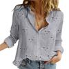 Camisas Casuales Sueltas Lisas Para Mujer Camisas y Blusas Vintage Oversize para Mujer Moda Elegante Juvenil Tops Femeninos 5XL