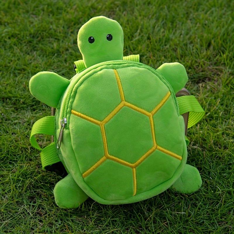 

Cute Turtle Shaped Pet Backpack - Leash Attachment Machine Washable, Cartoon Design for Small & Medium Dogs & Cats зелёный