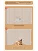 140cm Tall Pet Gate: Anti-Jump & Anti-Drill Barrier for Cats and Dogs