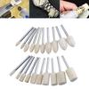 20Pcs Rotary Tool Felt Polishing Buffing For Pads Wheel Wool Plastic Rotary Tool Wool Polishing Wheel Felt Grinding Head Polish