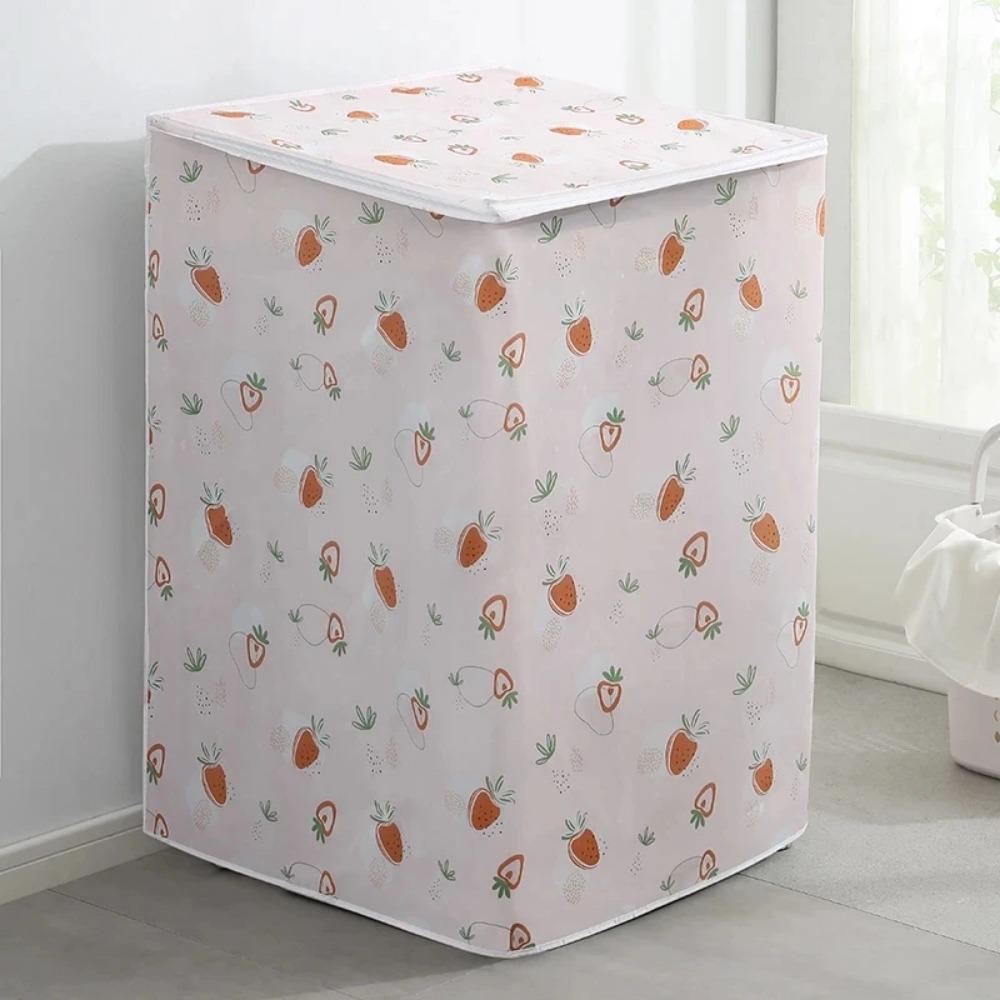 

Чехол для стиральной машины, водостойкий, гладкий, пылезащитный чехол, многофункциональный, с бытовым принтом, пригодный для вторичной переработки, туалетная комната, высокое качество, новый 60x63x87CM