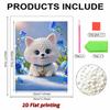 DIY Little White Dog Pearl Art Painting for Home Wall Decor Arts Craft  for Adults/Beginners Gift Idea Home Decor Without Frame