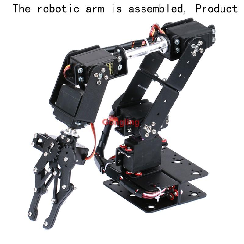 6 DOF Robotic Arm DIY Kit Multi Dof Robot Servo Grasping Maker Education Construction For Arduino ESP32 Programmable Robot Arm