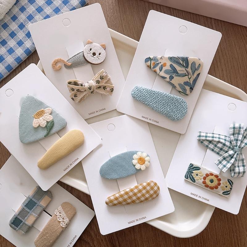 Women Hair Pin Barrette Hair Clip 2000s Trend Side Clip Fashionable Elegant Sweet Artistic Photo Props