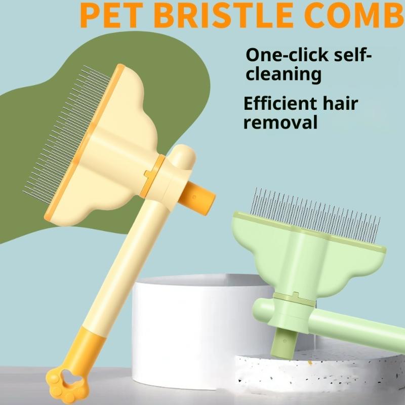 Cat Dog Hair Grooming Rotating Pet Comb Pet Removes Matted Hairs Comb Pet Cleaning Bath Brush Pet Care And Deshedding Supplies