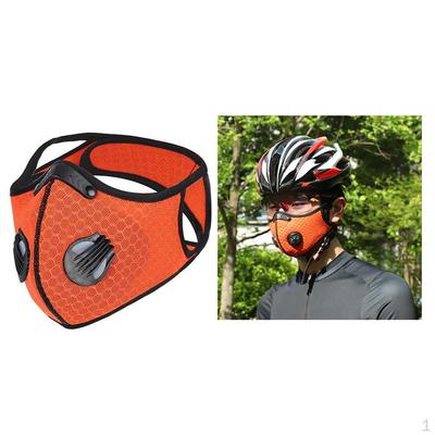 Bisiklet Sporları Anti Toz Gaz Aktif Karbon Filtre Yarım Yüz Maskesi Kapakları