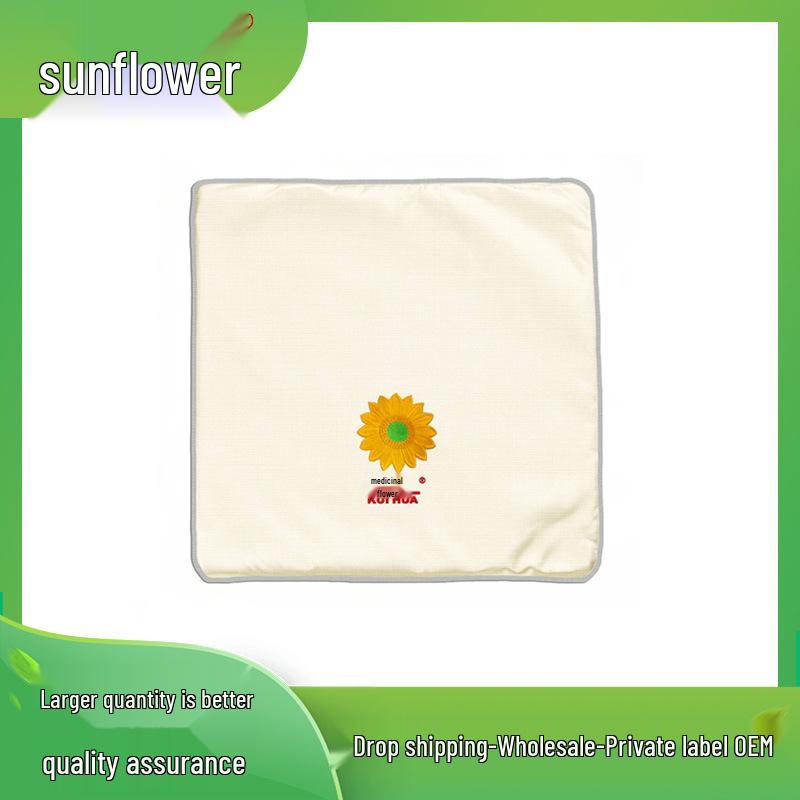 Sunflower Electric Heated Mugwort Warm Compress Seat Cushion for Home & Office